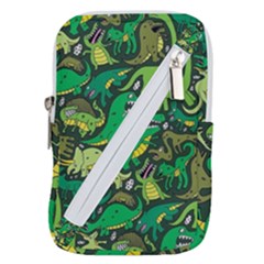 Dino Kawaii Belt Pouch Bag (small) by Wav3s