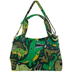 Dino Kawaii Double Compartment Shoulder Bag by Wav3s