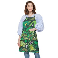 Dino Kawaii Pocket Apron by Wav3s