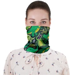 Dino Kawaii Face Covering Bandana (adult) by Wav3s