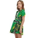 Dino Kawaii Kids  Sweet Collar Dress View3