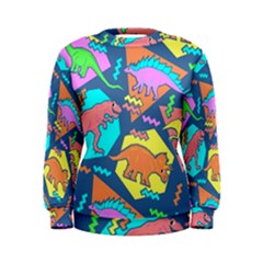 Dinosaur Pattern Women s Sweatshirt