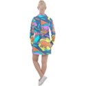 Dinosaur Pattern Women s Long Sleeve Casual Dress View2