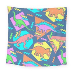 Dinosaur Pattern Square Tapestry (large)