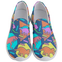 Dinosaur Pattern Men s Lightweight Slip Ons by Wav3s