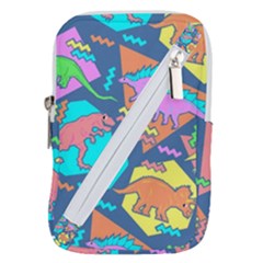 Dinosaur Pattern Belt Pouch Bag (large) by Wav3s