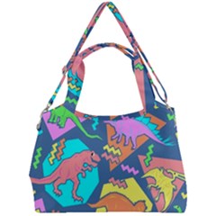 Dinosaur Pattern Double Compartment Shoulder Bag by Wav3s