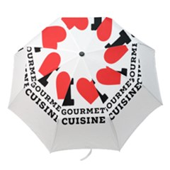 I Love Gourmet Cuisine Folding Umbrellas by ilovewhateva