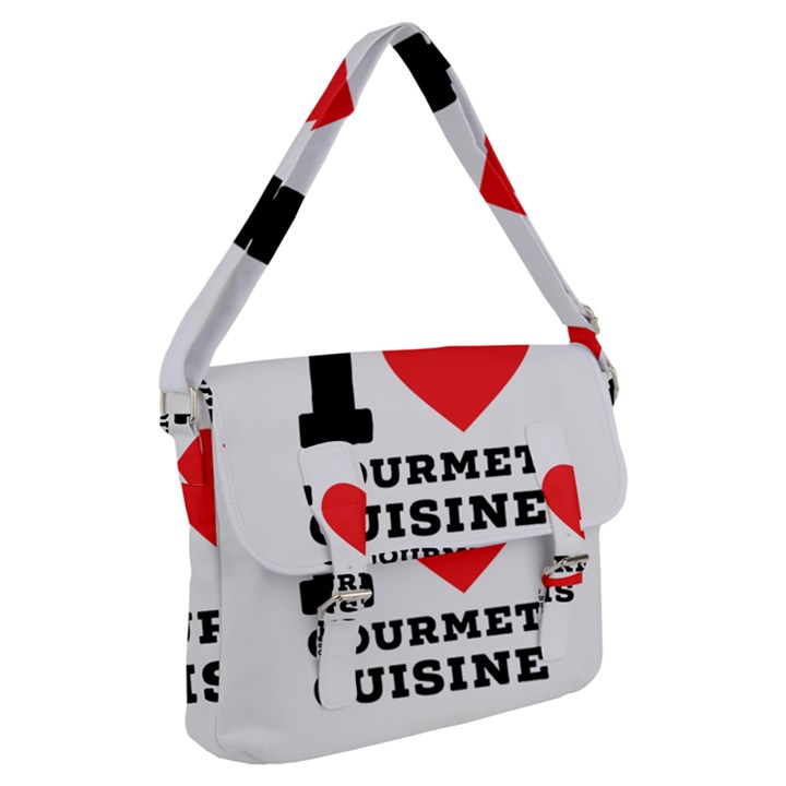 I love gourmet cuisine Buckle Messenger Bag