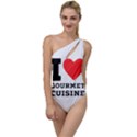 I love gourmet cuisine To One Side Swimsuit View1