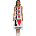 I love gourmet cuisine Sleeveless Shoulder Straps Boho Dress View1