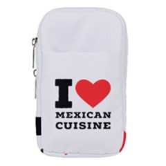 I Love Mexican Cuisine Waist Pouch (small) by ilovewhateva