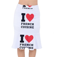 I Love French Cuisine Short Mermaid Skirt by ilovewhateva