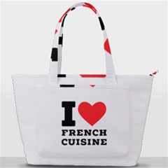 I Love French Cuisine Back Pocket Shoulder Bag  by ilovewhateva