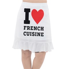 I Love French Cuisine Fishtail Chiffon Skirt by ilovewhateva