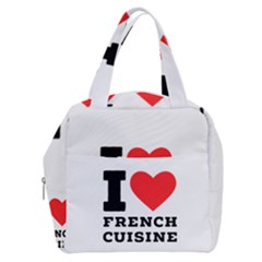 I Love French Cuisine Boxy Hand Bag by ilovewhateva