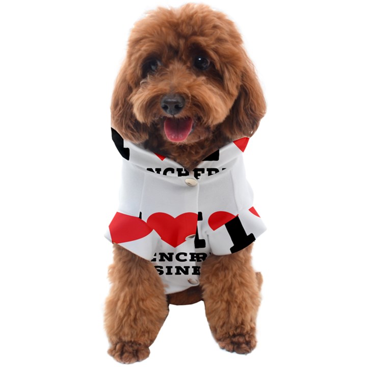 I love French cuisine Dog Coat