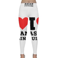 I Love Asian Cuisine Classic Yoga Leggings by ilovewhateva