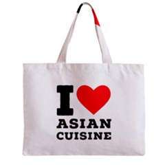 I Love Asian Cuisine Zipper Mini Tote Bag by ilovewhateva