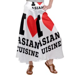 I Love Asian Cuisine Women s Satin Palazzo Pants by ilovewhateva