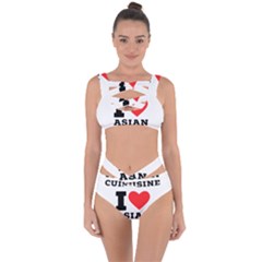 I Love Asian Cuisine Bandaged Up Bikini Set  by ilovewhateva