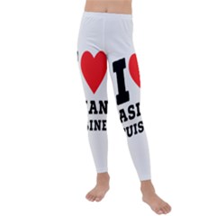 I Love Asian Cuisine Kids  Lightweight Velour Leggings by ilovewhateva