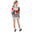 I love Asian cuisine Long Sleeve Chiffon Shirt View2