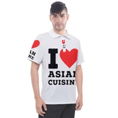 I Love Asian Cuisine Men s Polo Tee by ilovewhateva