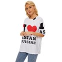 I love Asian cuisine Oversized Basic Tee View2