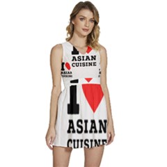 I Love Asian Cuisine Sleeveless High Waist Mini Dress by ilovewhateva