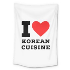 I Love Korean Cuisine Large Tapestry by ilovewhateva