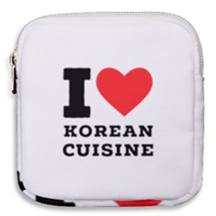 I Love Korean Cuisine Mini Square Pouch by ilovewhateva