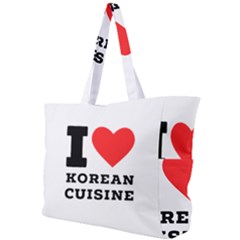 I Love Korean Cuisine Simple Shoulder Bag by ilovewhateva