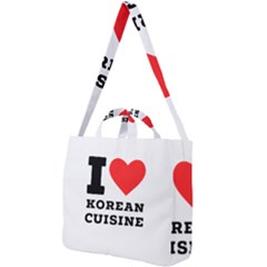 I Love Korean Cuisine Square Shoulder Tote Bag by ilovewhateva