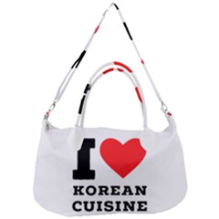 I Love Korean Cuisine Removable Strap Handbag by ilovewhateva