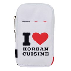 I Love Korean Cuisine Waist Pouch (large) by ilovewhateva