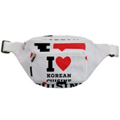 I Love Korean Cuisine Fanny Pack by ilovewhateva