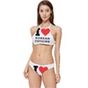 I love Korean cuisine Banded Triangle Bikini Set View1