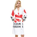 I love Korean cuisine Long Sleeve Velvet Robe View1