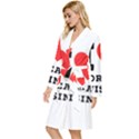 I love Korean cuisine Long Sleeve Velvet Robe View2