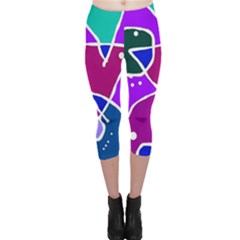 Mazipoodles In The Frame  Capri Leggings  by Mazipoodles