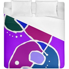 Mazipoodles In The Frame  Duvet Cover (king Size) by Mazipoodles