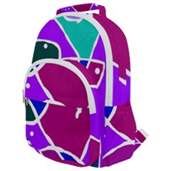 Mazipoodles In The Frame  Rounded Multi Pocket Backpack by Mazipoodles