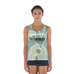 Mazipoodles In The Frame - Balanced Meal 31 Sport Tank Top  by Mazipoodles