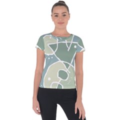 Mazipoodles In The Frame - Balanced Meal 31 Short Sleeve Sports Top  by Mazipoodles