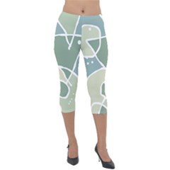 Mazipoodles In The Frame - Balanced Meal 31 Lightweight Velour Capri Leggings  by Mazipoodles