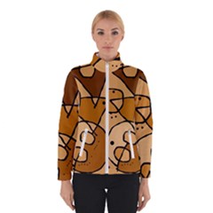 Mazipoodles In The Frame - Brown Women s Bomber Jacket by Mazipoodles