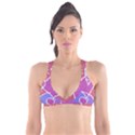 Mazipoodles In The Frame  - Pink Purple Plunge Bikini Top View1