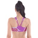 Mazipoodles In The Frame  - Pink Purple Plunge Bikini Top View2