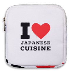 I Love Japanese Cuisine Mini Square Pouch by ilovewhateva